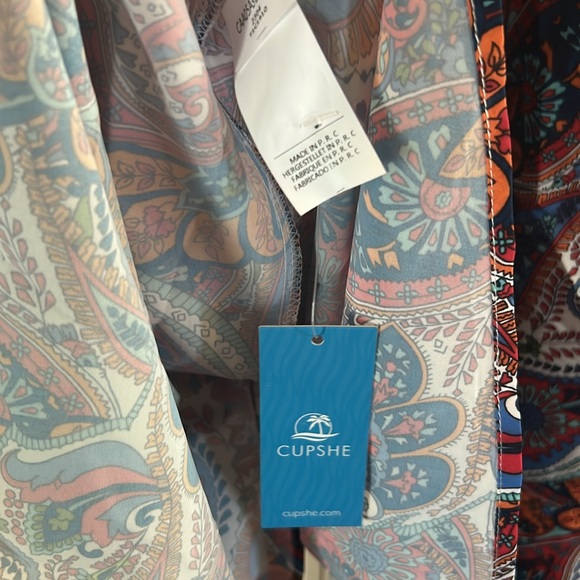 Cupshe paisley long tie dress - Picture 3 of 3